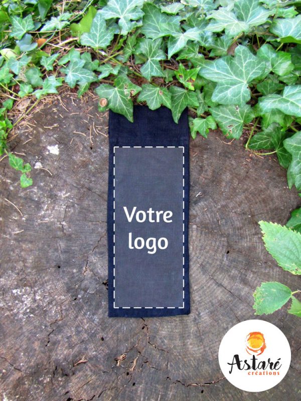 Mini-pan de ceinture brodé uni - emplacement "Votre logo ici"