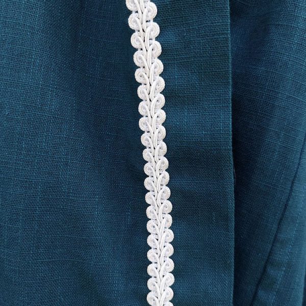 Caftan sans manches "Shaman" bleu pétrole – Image 11