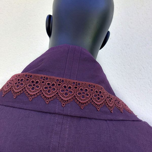 Caftan sans manches "Shaman" violet – Image 12