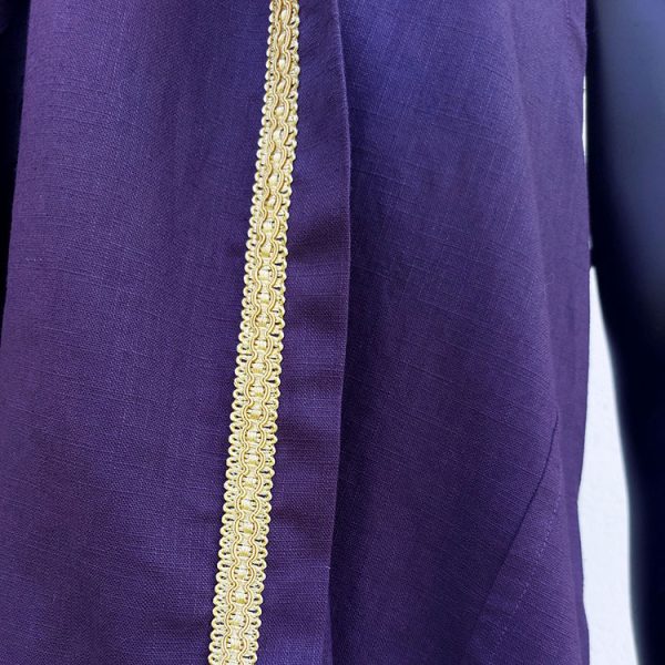 Caftan sans manches "Shaman" violet – Image 6